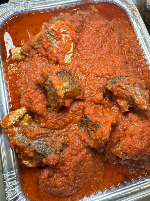 Fried croaker stew